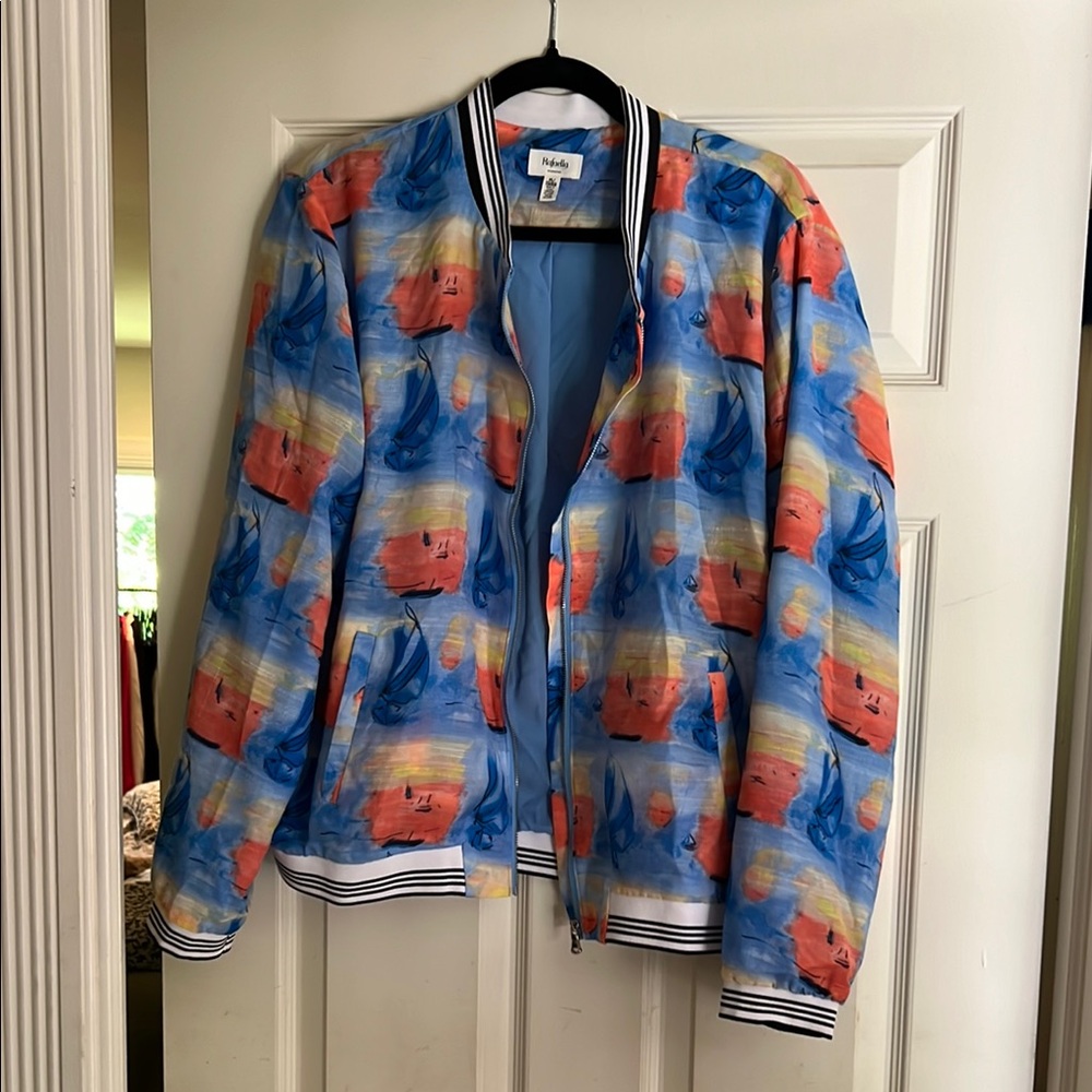 Rafaella Multicolor Bomber Jacket